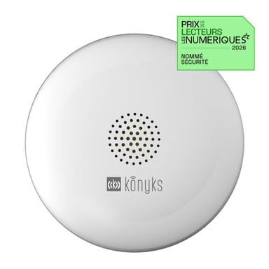 Konyks Osafe - Detector de fugas de agua e inundaciones conectado por WiFi 2,4 GHz y Bluetooth