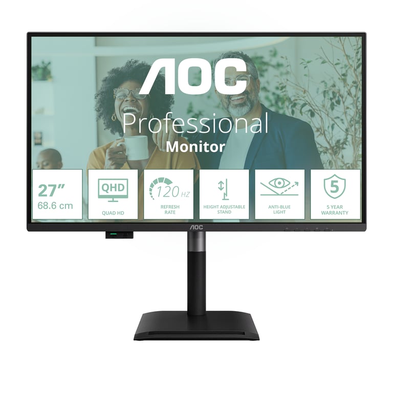 AOC Q27P4CV écran plat de PC 68 6 cm 27 2560 x 1440 pixels Quad HD LED Neuf