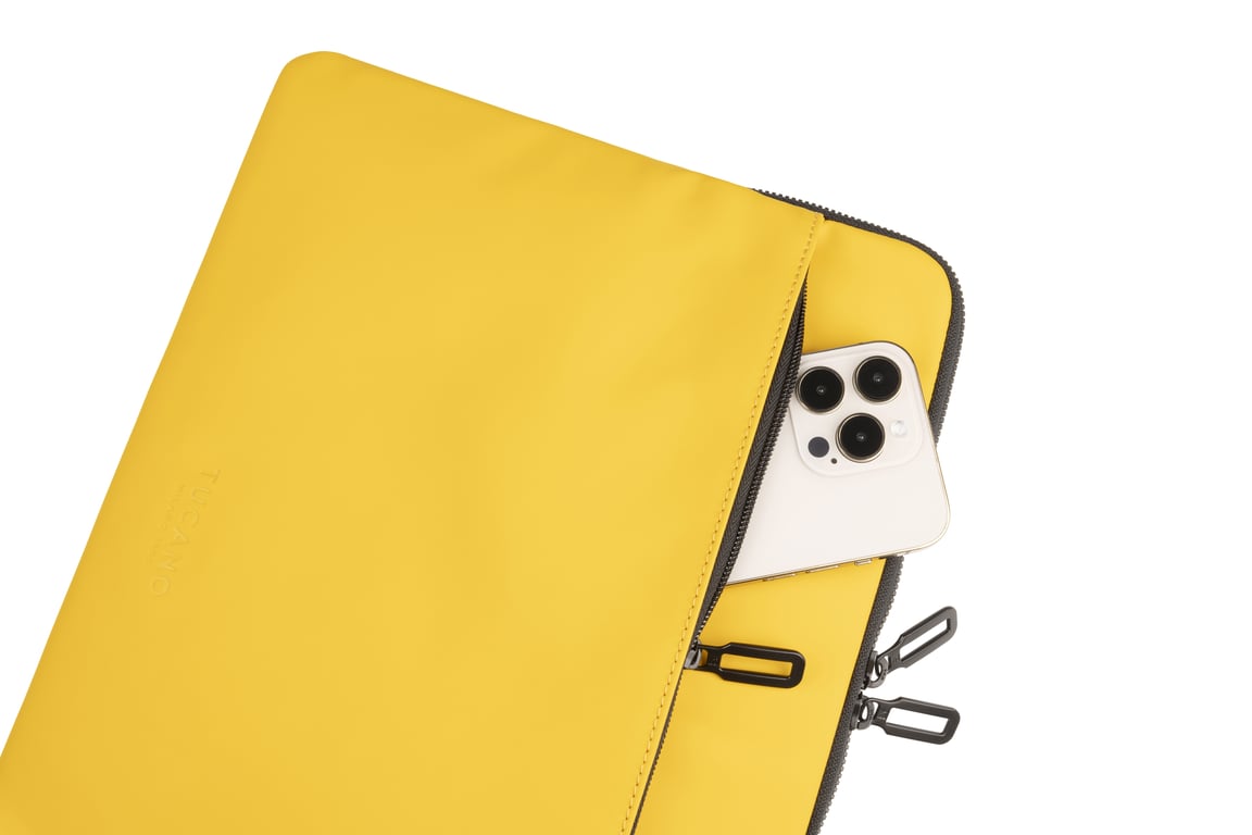 Tucano BFGOM1516-Y laptop case 40.6 cm (16") Sleeve case Yellow