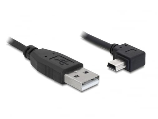 DeLOCK 82683 Cavo USB 3 m USB 2.0 USB A Mini-USB B Nero