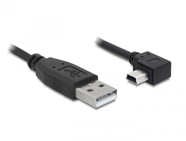 DeLOCK 82681 cable USB 1 m USB A Mini-USB B Negro - Nuevo