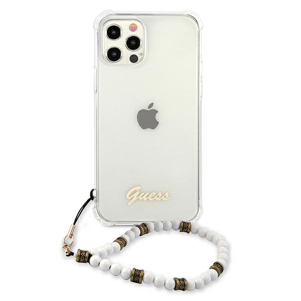 Étui Guess pour iPhone 12 Pro Max White Pearl - Neuf