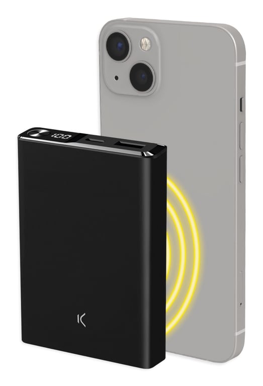 Ksix BPB10000MAG01N banque d'alimentation électrique Lithium Polymère LiPo 10000 mAh Recharge sans fil Neuf - vue 3