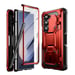 I-Blason Funda de carbono para Galaxy Z Fold 6 Protección completa antigolpes Rojo
