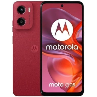 Motorola moto g05 16,9 cm (6.67'') SIM doble Android 15 4G USB Tipo C 4 GB 256 GB 5200 mAh Rojo