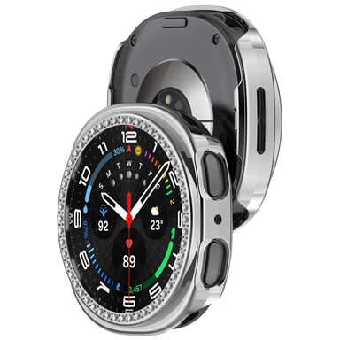 Elegante custodia in PC per Samsung Galaxy Watch 8 44mm Silver