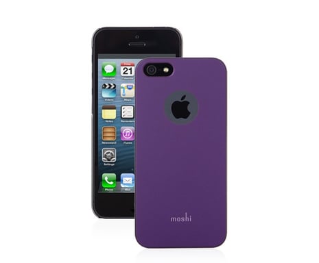Moshi iGlaze coque de protection pour téléphones portables Housse Violet Apple iPhone 5