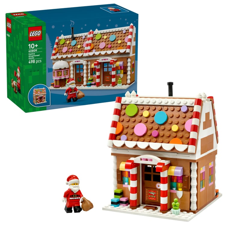 LEGO La maison en pain d'épices festive 40809 - vue 2