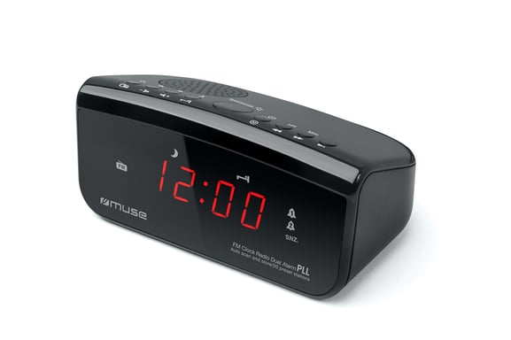 Muse M-12CR Radio portable Horloge Numérique Noir - vue 3
