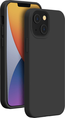 Coque pour iPhone 14 SoftTouch Silicone Noire Bigben