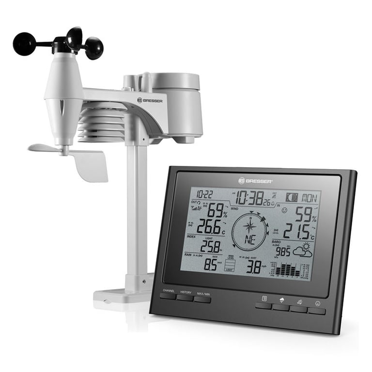 BRESSER Centrale météorologique exclusif 7 en 1 ClimateScout 7003100CM3000 Neuf