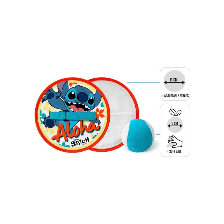 Disney Stitch Jeu de lance attrape raquettes et balle souple - vue 3