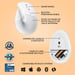 Souris Sans Fil Logitech Lift Ergonomique Verticale, Bluetooth ou récepteur USB Logi Bolt, Silencieuse - Blanc cassé