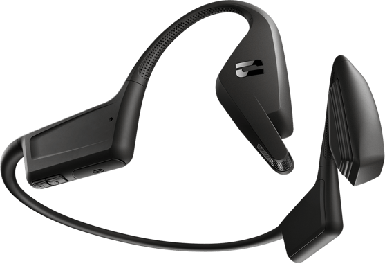Casque Bluetooth® X-Vibes à conduction osseuse avec Micro Supra-auriculaire Noir Crosscall