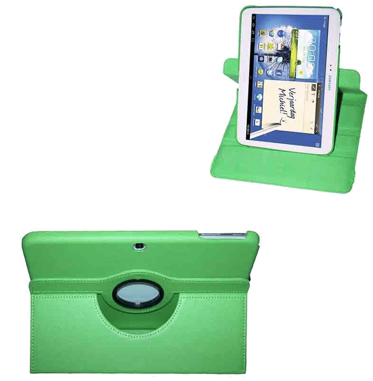 Housse Étui Samsung Galaxy Tab 3 10.1 P5200 Protection Integral Support 360 Vert Faux cuir YONIS