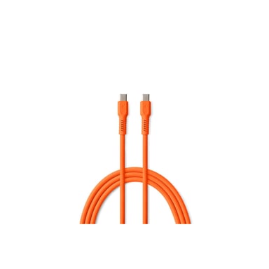 CABLE CHARGE USB-C VERS USB-C PD 60W ORANGE POUR APPLE SAMSUNG XIAOMI OPPO