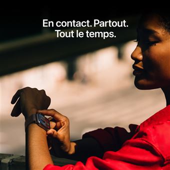 Apple Watch Series 11 GPS 46mm Boitier en Aluminium Noir de Jais avec Black Sport Band - S/M