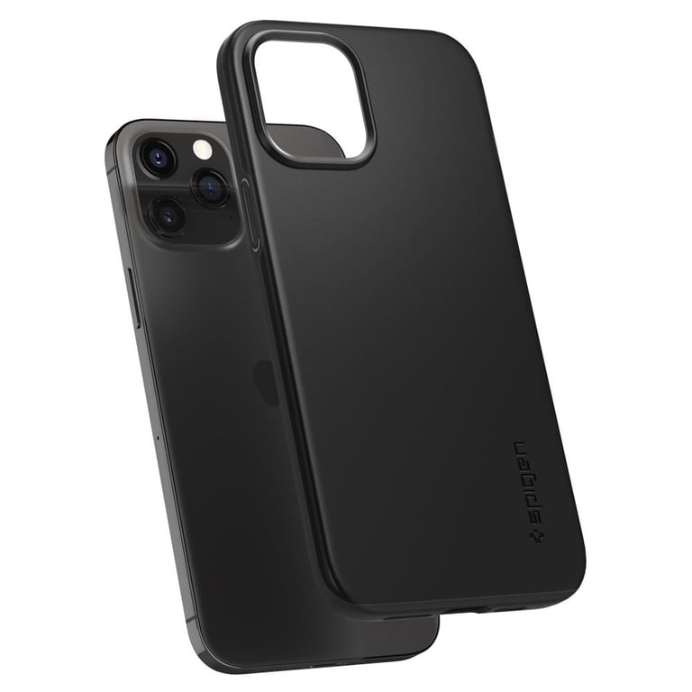 Coque de protection Thin Fit pour iPhone 12 Pro Max - Noir