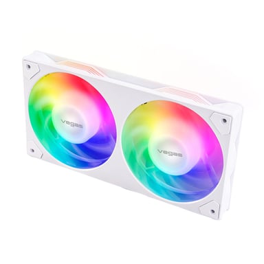 Akasa VEGAS A24 Boitier PC, Processeur Ventilateur 12 cm Blanc 1 pièce(s) - Neuf