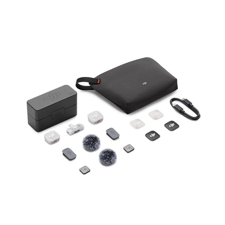 Microphone sans fil Dji Mic Mini 2 Bluetooth 2 TX + 1 Mobile RX + Etui de chargement - vue 4