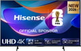 Téléviseur LED Smart Hisense 50A6S 50'' 4K UHD VIDAA Noir, Dolby Vision, WiFi, AI Upscaling, MEMC, HDMI 2.1 et jeu faible latence