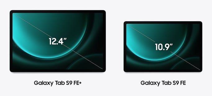 Galaxy Tab S9 FE+ 12,4'', 256 GB, argento