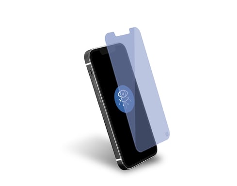 Proteggischermo per iPhone 13 Mini in vetro sottile anti luce blu