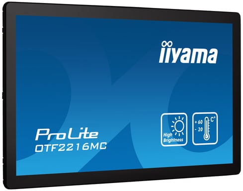 iiyama OTF2216MC-B1 écran plat de PC 54,6 cm (21.5'') 1920 x 1080 pixels Full HD LCD Écran tactile Noir