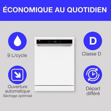 Lavastoviglie a libera installazione - Bianco