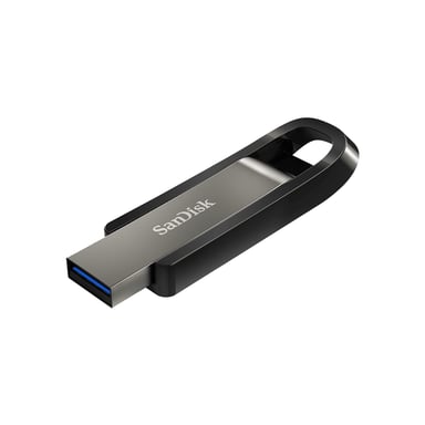 SanDisk Extreme Go lecteur USB flash 256 Go USB Type-A 3.2 Gen 1 (3.1 Gen 1) Acier inoxydable - Neuf