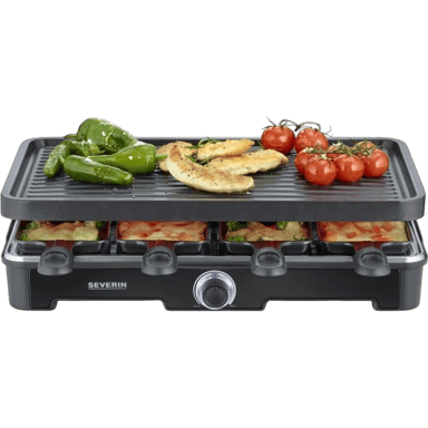 Apparecchio per raclette Severin RG 9670 1400W 8 persone Nero