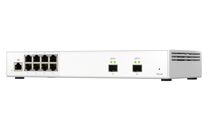 QNAP QSW M2108 2S commutateur réseau Géré L2 2.5G Ethernet 10010002500 Neuf - vue 2