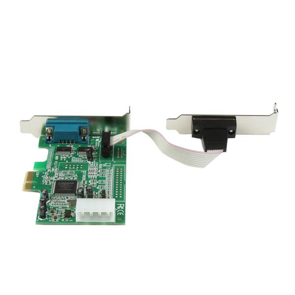 StarTech.com Carte PCI Express à Faible Encombrement avec 2 Ports Série RS232 - UART 16550 - Neuf