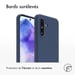 Accezz Coque Liquid Silicone pour Samsung Galaxy A36 / A56 - Bleu foncé