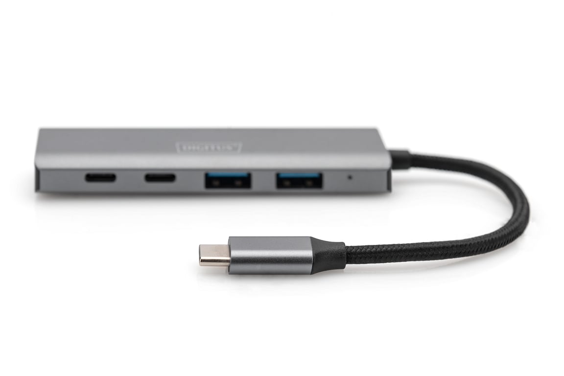 Digitus Hub 4 ports USB C 2x USB A + 2x USB C Neuf - vue 2