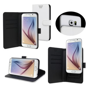 Etui Folio Universal Stand Et Coulissant Blanc Jusqua 4.5''''.