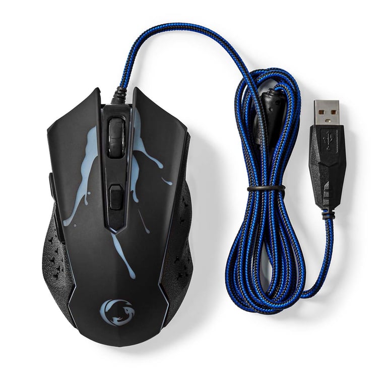Nedis GMWD210BK Jouer Droitier USB Type A Optique 3600 DPI Neuf - vue 3