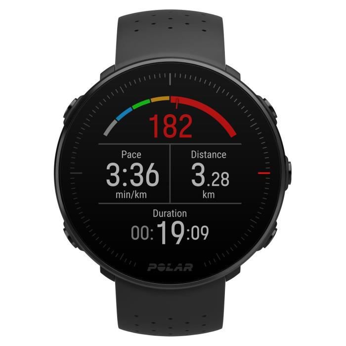 POLAR Vantage M - Reloj multideporte con GPS - Negro - Talla M/L