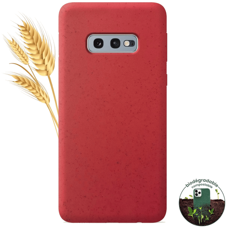 Coque Biodégradable pour Samsung Galaxy S10e - Rouge
