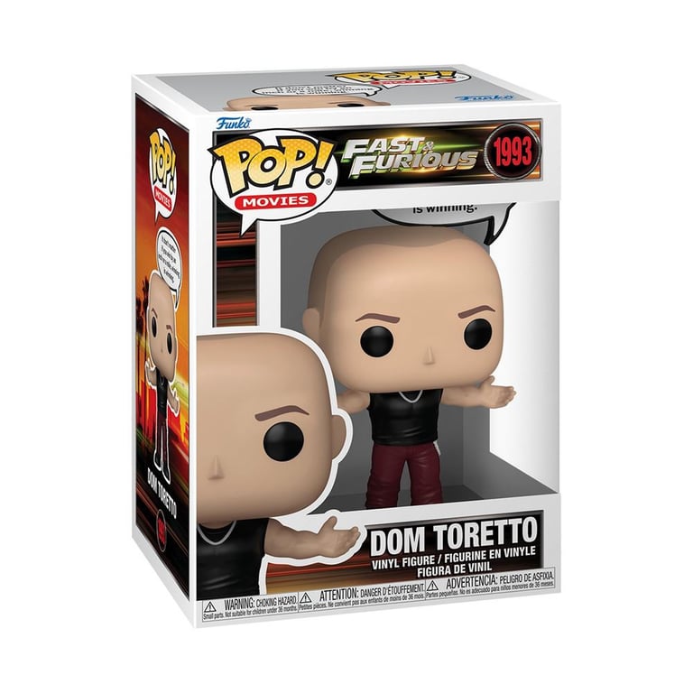 Figurine Funko Pop Movies Fast & Furious Dom Toretto - vue 10