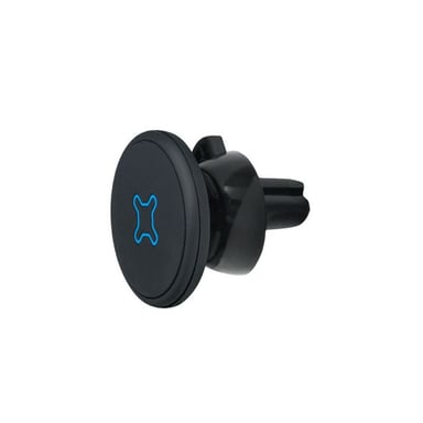 Car Phone Holder Ventilation Grid, Magnetic Smartphone Holder, 360° Rotation, Universal - Negro