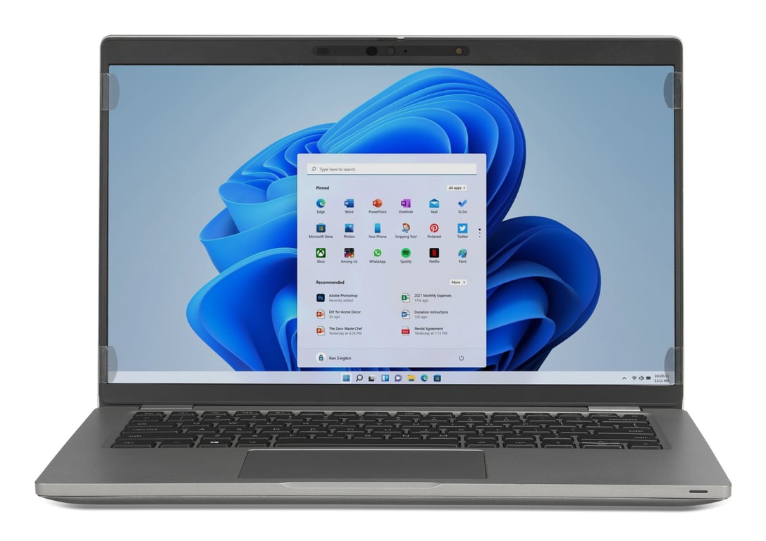 Kensington Filtre de confidentialité Amovible à 2 directions pour Dell Latitude 7350 Detachable - vue 3
