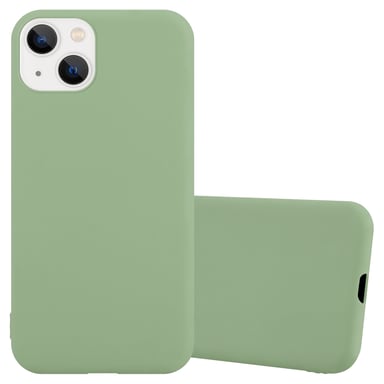 Coque pour Apple iPhone 14 en CANDY VERT PASTEL Housse de protection Étui en silicone TPU flexible