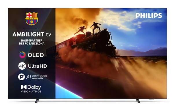 Philips OLED Ambilight TV 48OLED760 121 cm 4K UHD 2025 Gris metálico