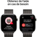 Apple Watch Series 10 (2024) GPS + Cellular, Cassa in Titanio Ardesia da 46mm con Cinturino in Titanio S/M
