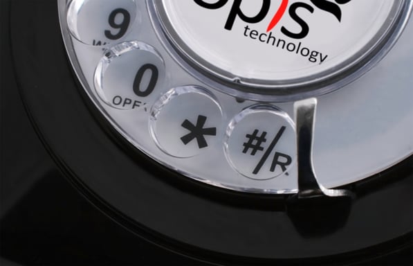 Opis 60s Mobile: telephone vintage fixe gsm 2G rétro avec cadran rotatif