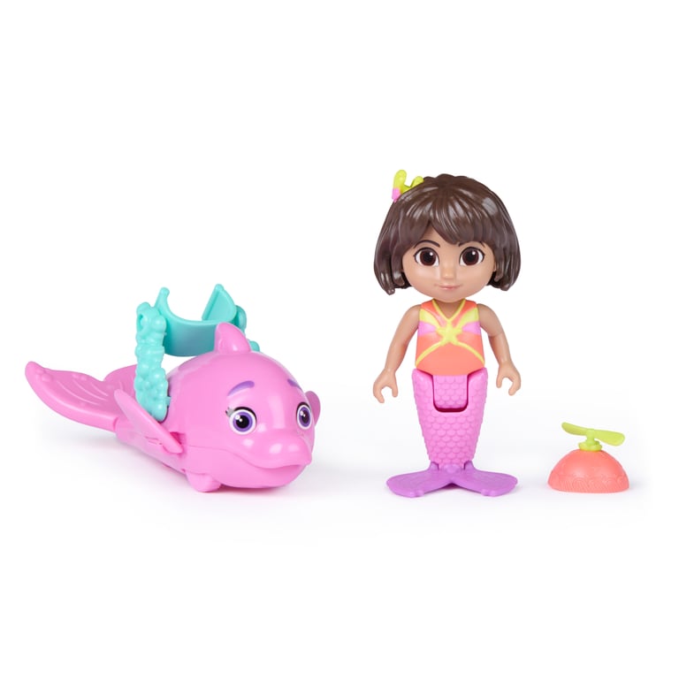 Dora the Explorer Figurines aventure Dora & Rosa dauphin - vue 2