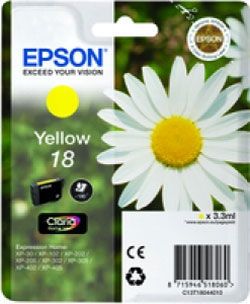 Epson Cartouche T1804 Jaune - vue 4