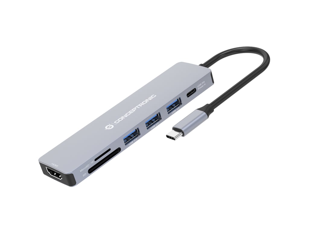Conceptronic DONN19G station d'accueil Avec fil USB 3.2 Gen 1 3.1 Gen 1 Type C Neuf - vue 2