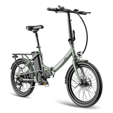 Vélo électrique pliant urbain FAFREES F20Light, batterie amovible 36 V 20 Ah, moteur 250 W - Vert
